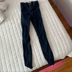 Topshop Blue Washed Joni Jeans